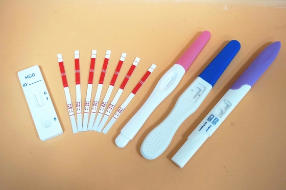 Kaset Hızlı Teşhis Testi Kiti HCG Gebelik Evde Kendi Kendine Test İçin Doğru