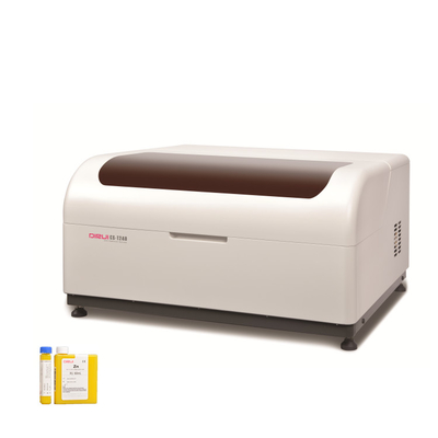 Yaygın Olarak Kullanılan CS-T240 Yarı Otomatik Kimya Analiz Cihazı Klinik 60nm