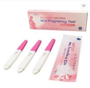 HCG Gebelik İdrar Testi Kendi Kendine Test 3.0mm Gebelik Hızlı Testi