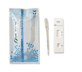 Bir Adımda Tükürük Test Kiti Hızlı Teşhis 4.0mm Hiv Belirleme Testi