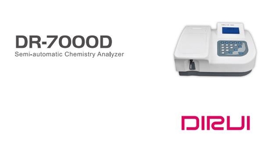 340nm Dirui Biyokimya Analiz Cihazı Tıbbi Taşınabilir Yarı Otomatik