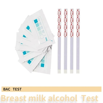 ISO Hızlı Teşhis Test Kiti Güvenilir Analiz Anne Sütü Alkol Test Şeritleri