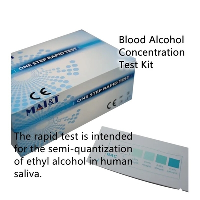 ISO Hızlı Teşhis Test Kiti Güvenilir Analiz Anne Sütü Alkol Test Şeritleri