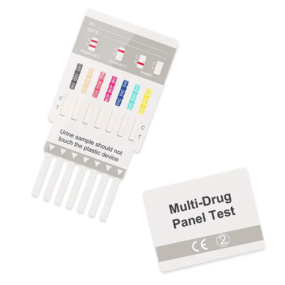ISO13485 Hızlı Teşhis Testi Kiti 6 Panel İlaç Kombo Testi Dipcard Kiti